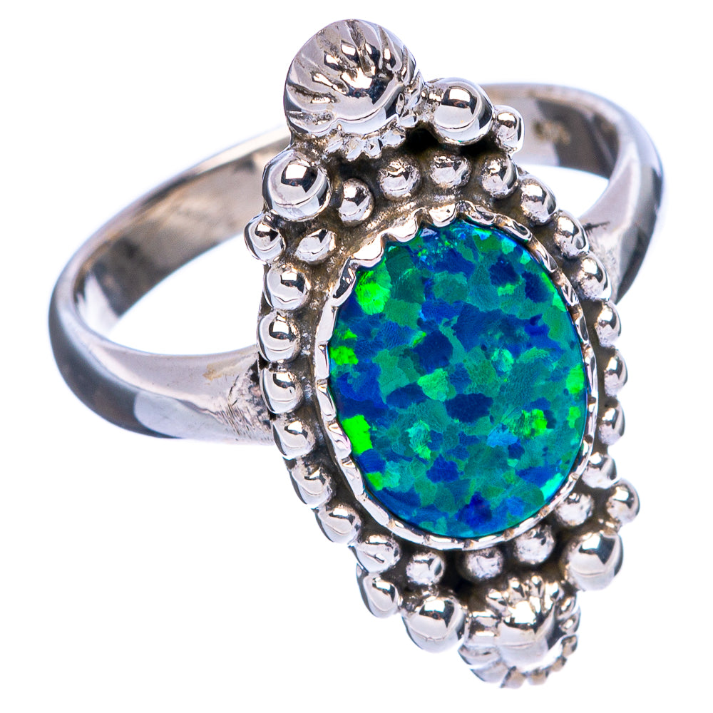 Synthetic Opal Ring Size 7.5 (925 Sterling Silver) R146303