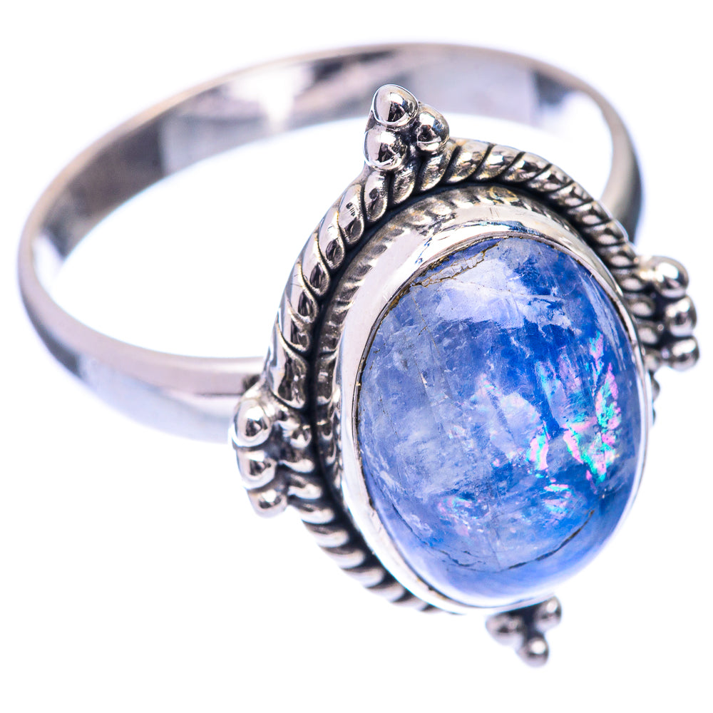 Rainbow Moonstone Ring Size 9.5 (925 Sterling Silver) R140876