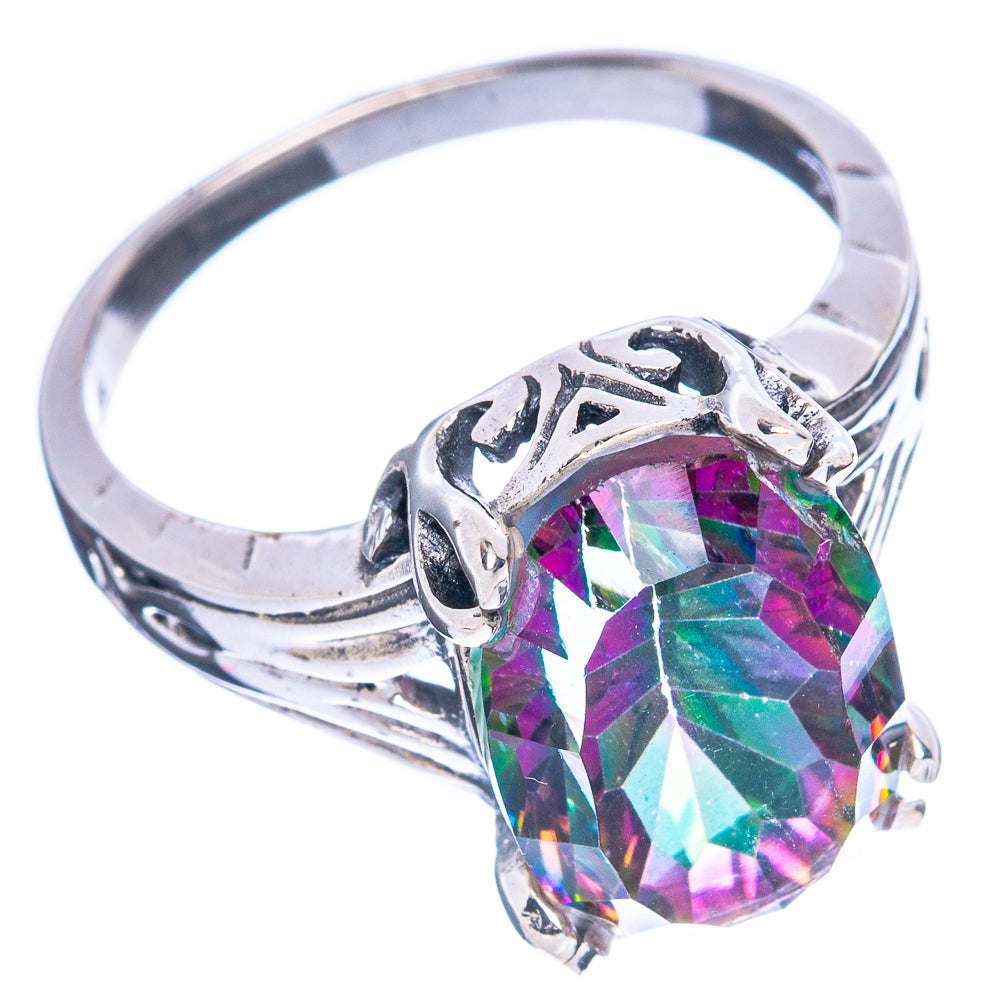 Mystic Topaz 925 Sterling Silver Ring Size 8.5 Ana Co R2455