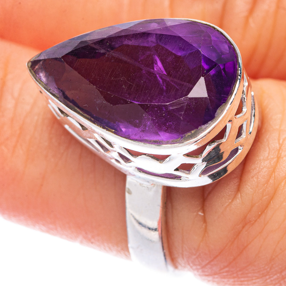 Amethyst Ring Size 6.75 (925 Sterling Silver) R144846