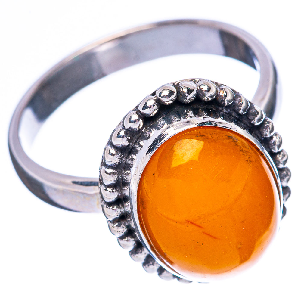 Baltic Amber 925 Sterling Silver Ring Size 8 (925 Sterling Silver) R3850
