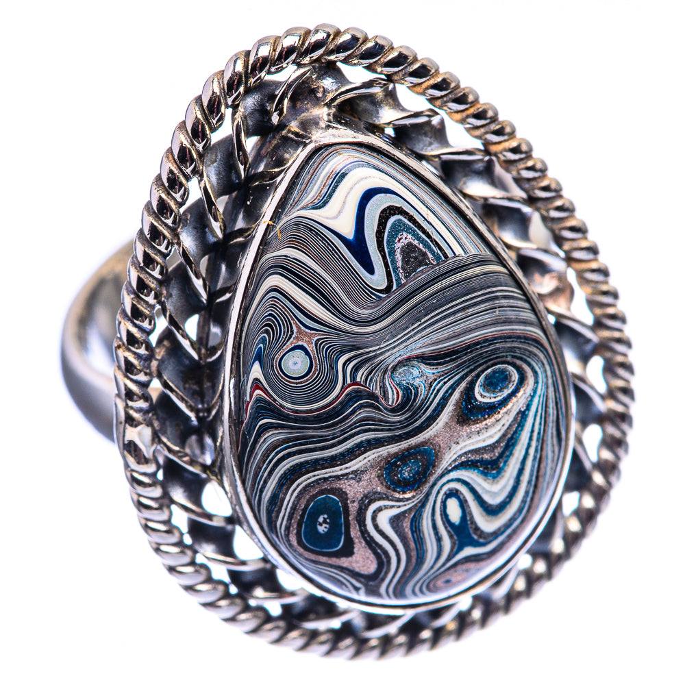 Fordite Ring Size 6.5 (925 Sterling Silver) R142113