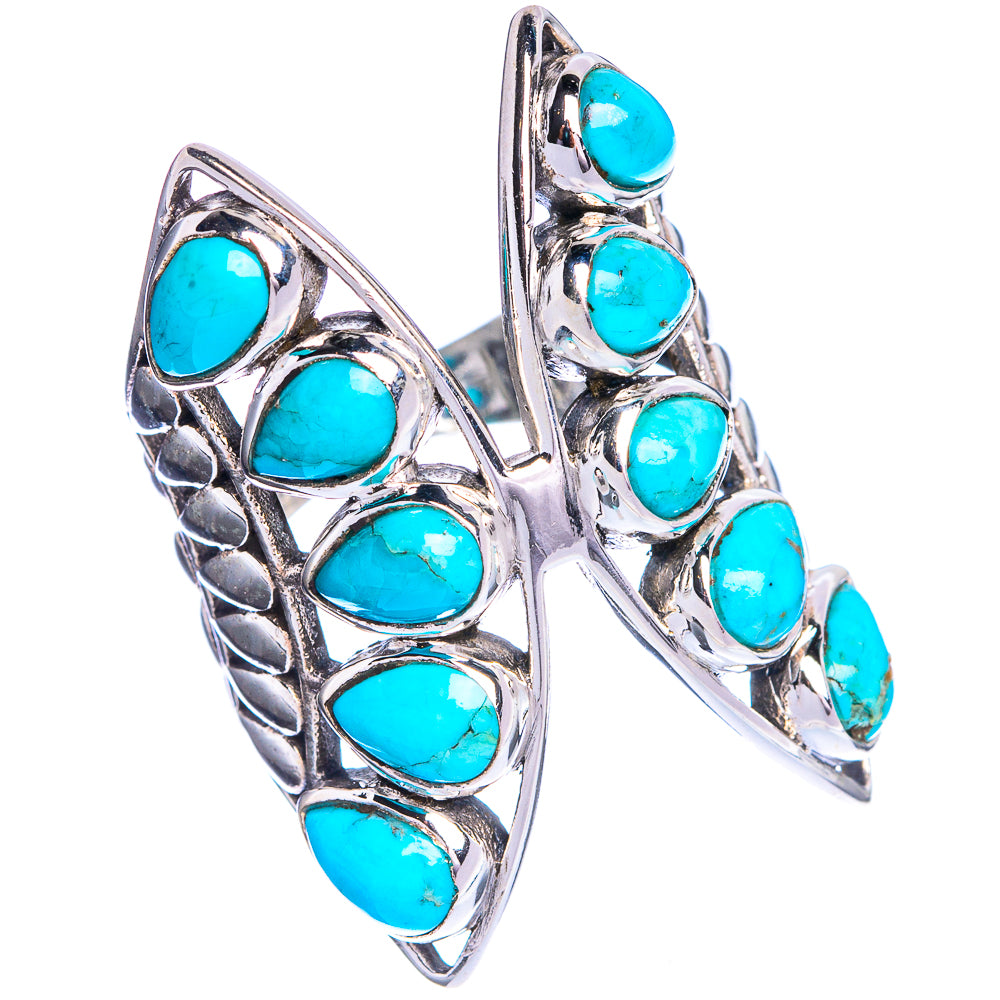 Large Sleeping Beauty Turquoise Ring Size 6.5 (925 Sterling Silver) R144333