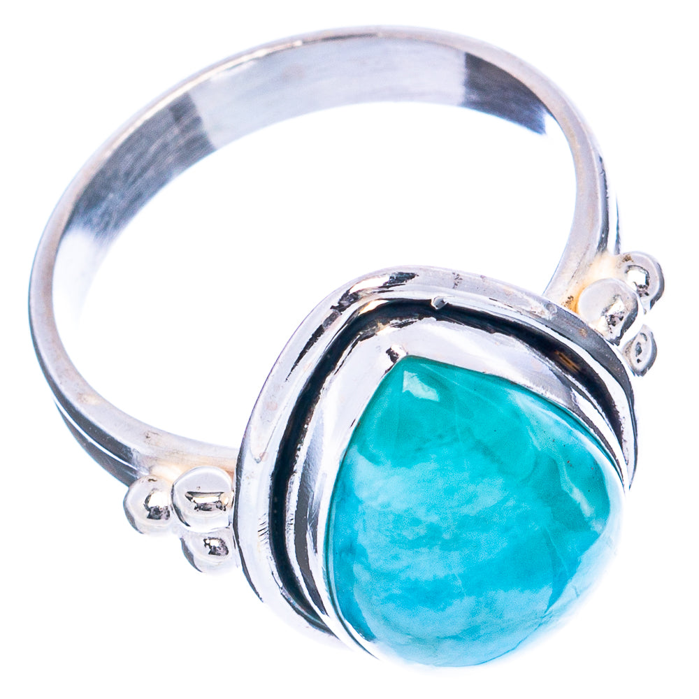 Rare Larimar Ring Size 7.25 (.925 Sterling Silver)