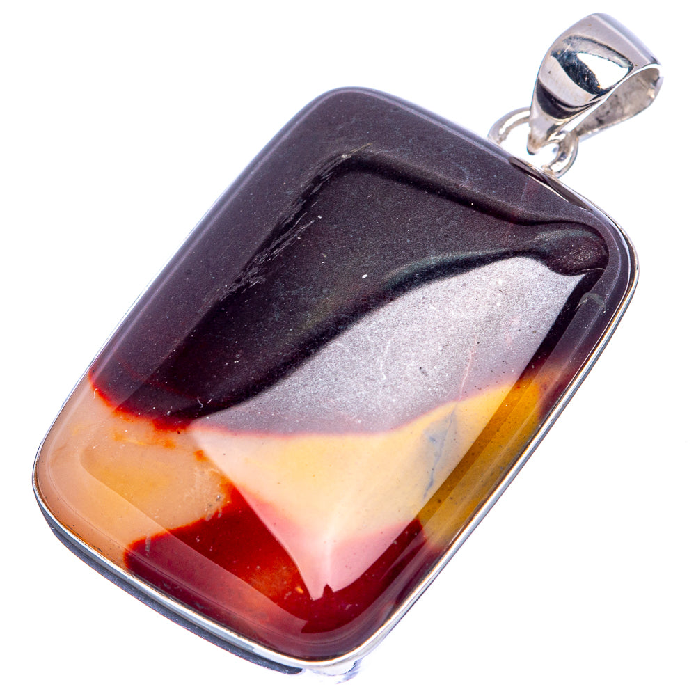 Mookaite Pendant 1 5/8" (.925 Sterling Silver)