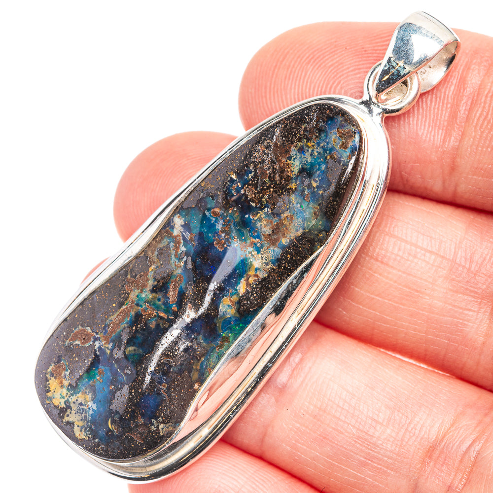 Boulder Opal Pendant 2 1/8" (925 Sterling Silver) P39303