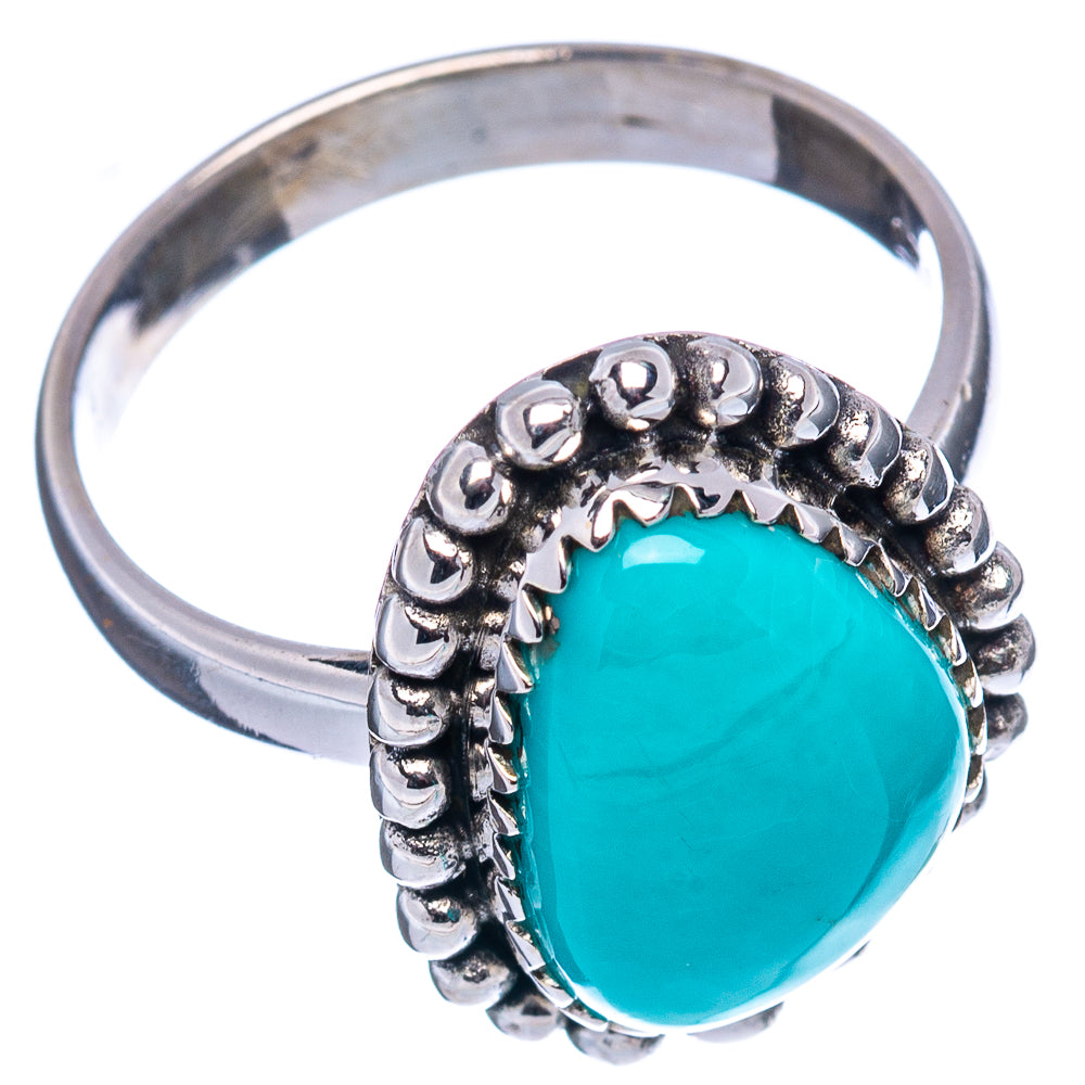 Rare Kingman Turquoise Ring Size 7.75 (.925 Sterling Silver)