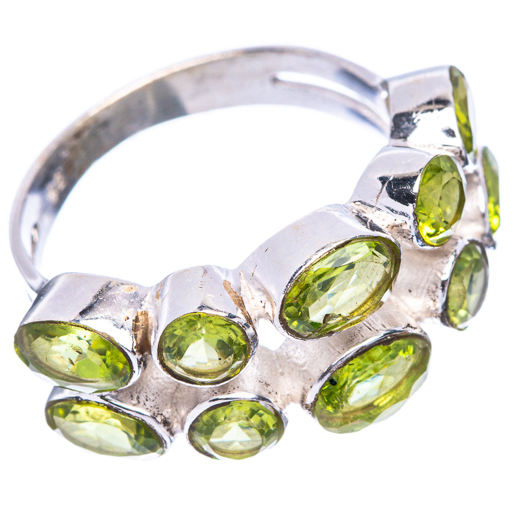 Peridot 925 Sterling Silver Ring Size 6.75 (925 Sterling Silver) R5449