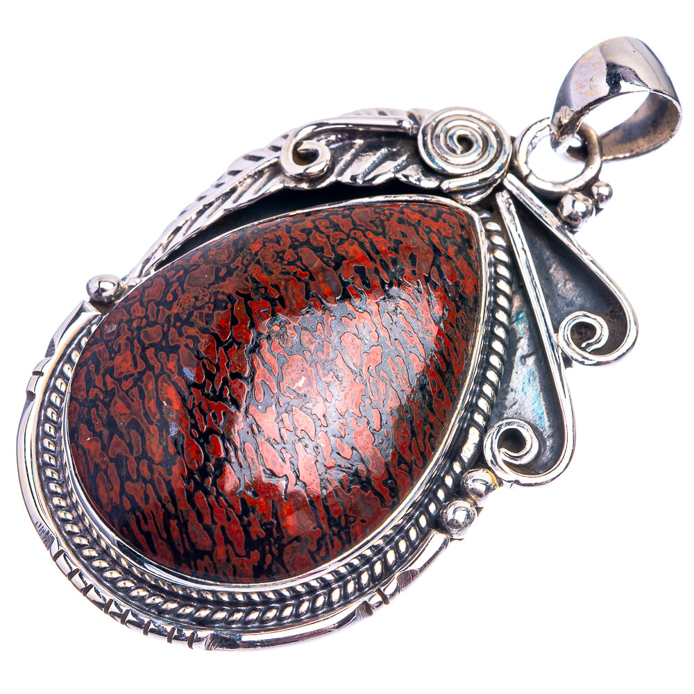 Dinosaur Bone Pendant 1 7/8" (925 Sterling Silver) P38977