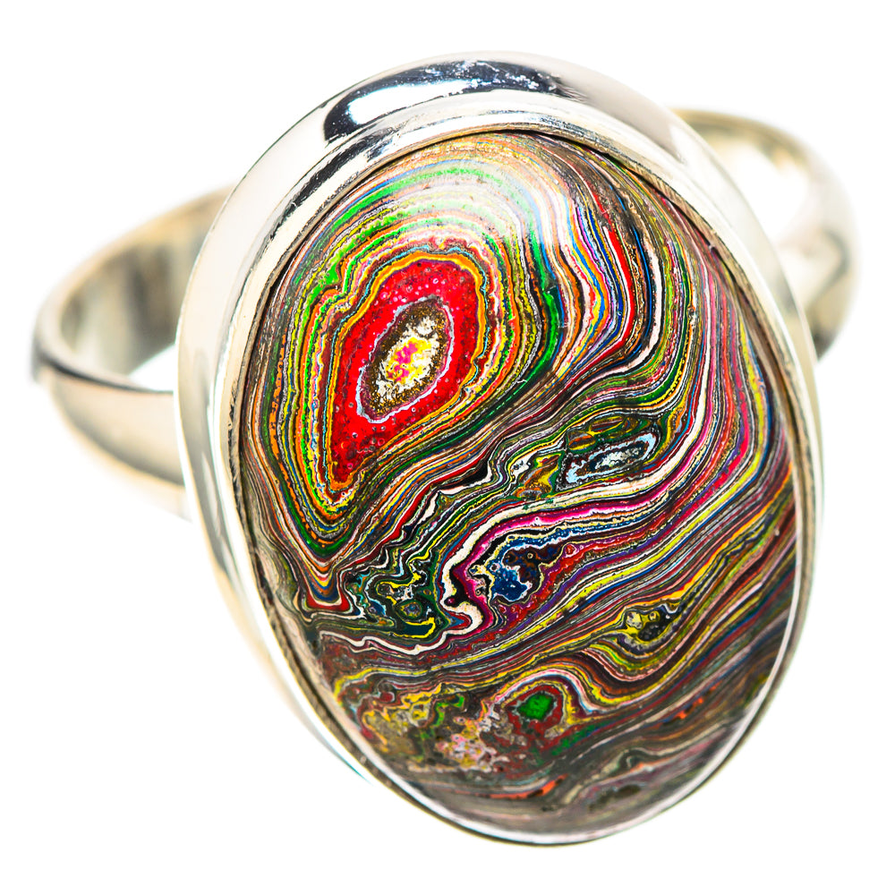 Fordite Ring Size 9 (925 Sterling Silver) RING138737