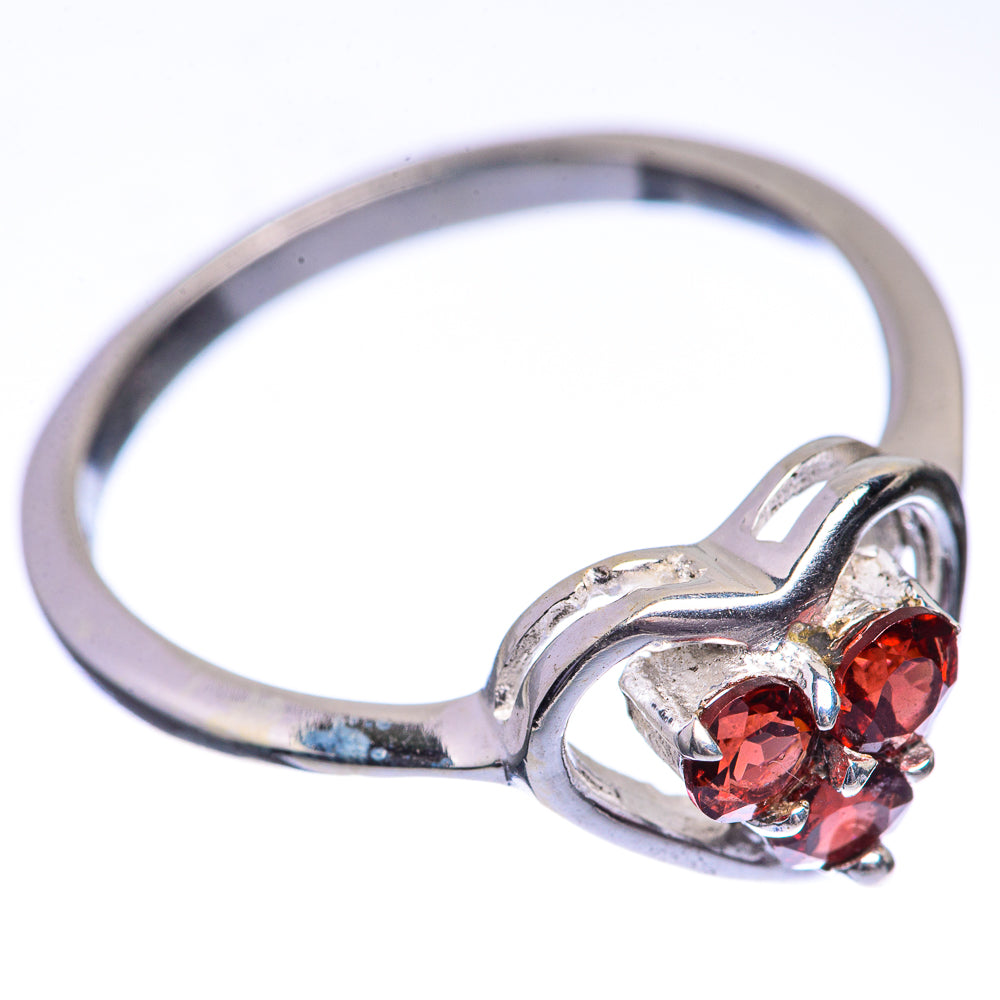 Garnet Dainty Ring Size 6 (925 Sterling Silver) R142537