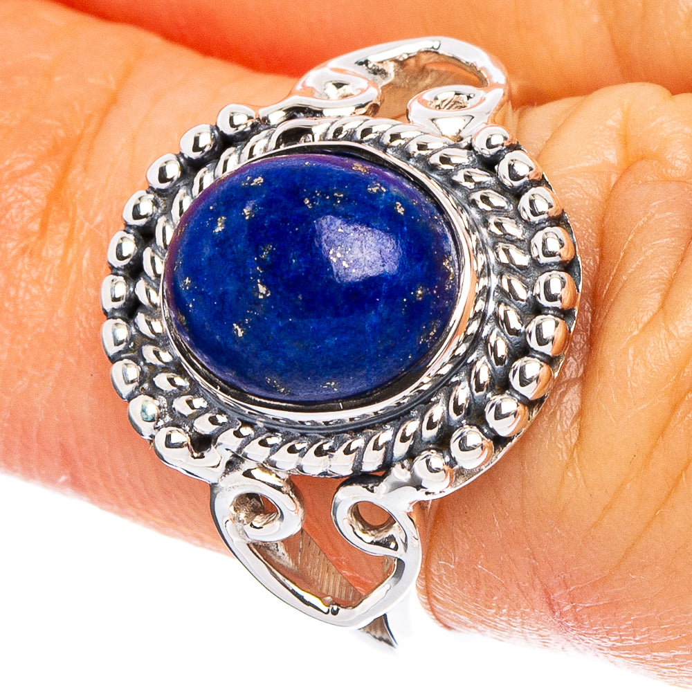 Lapis Lazuli 925 Sterling Silver Premium Ring Size 6 (925 Sterling Silver) R6455