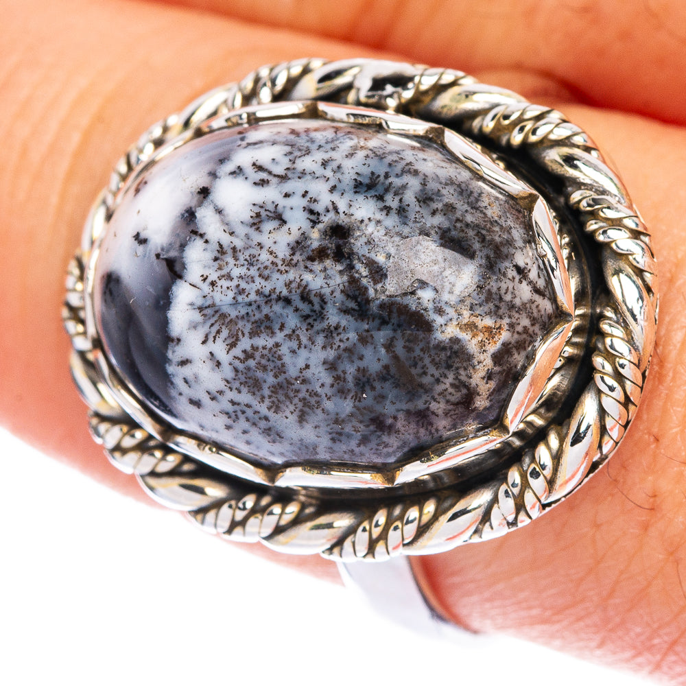 Dendritic Opal Ring Size 9 (925 Sterling Silver) R144401