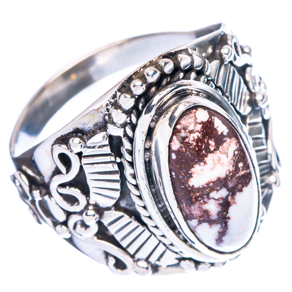 Wild Horse Jasper Ring Size 9 (925 Sterling Silver) R4673