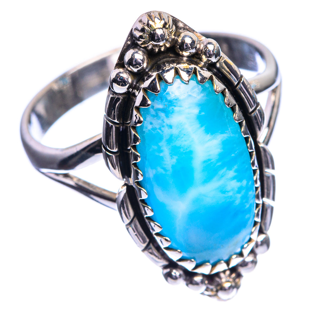 Larimar Ring Size 10 (925 Sterling Silver) R144142