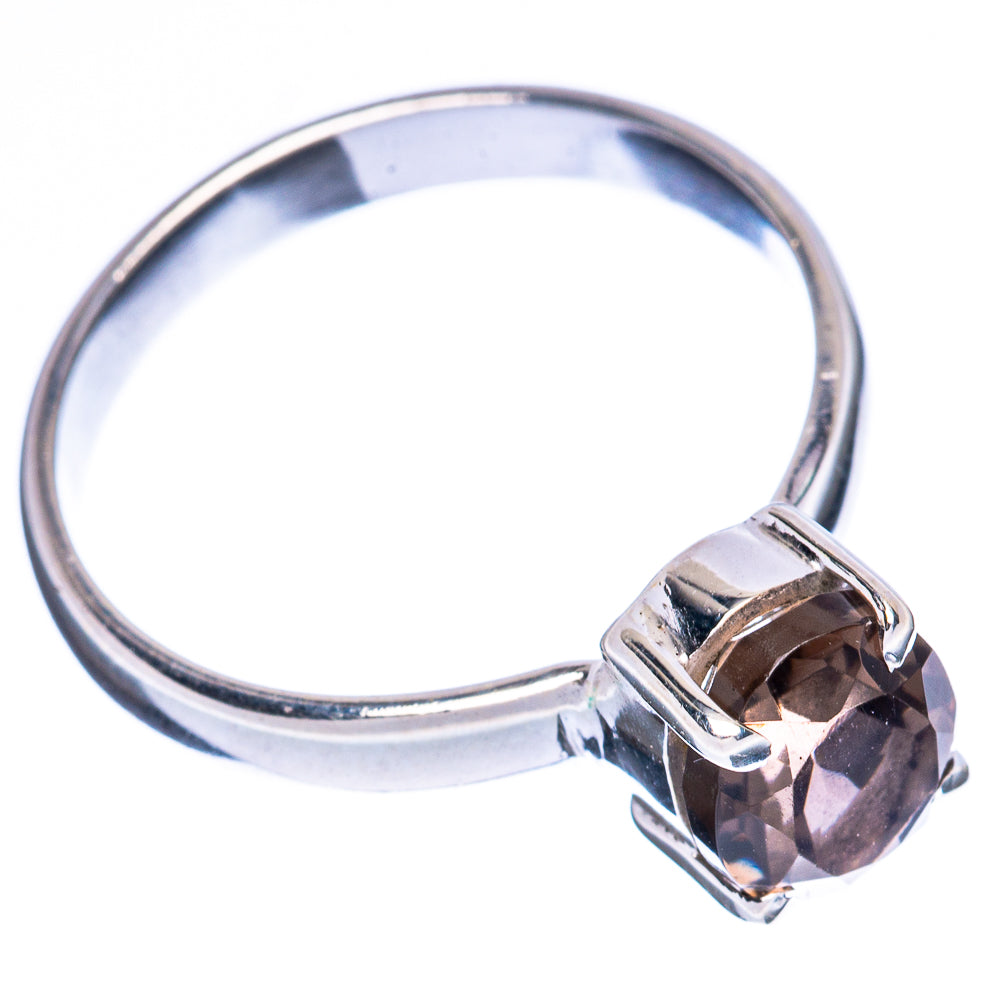Value Smoky Quartz Ring Size 8.25 (925 Sterling Silver) R3261
