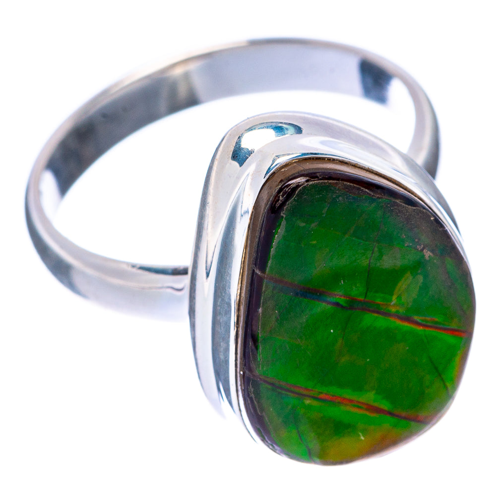 Ammolite Ring Size 6 (925 Sterling Silver) R144975