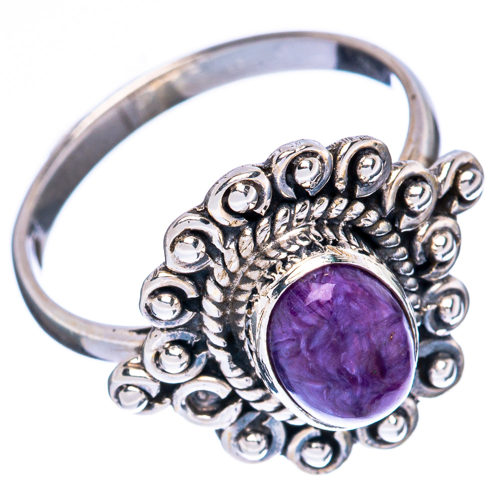 Value Charoite Ring Size 6.75 (925 Sterling Silver) R3273