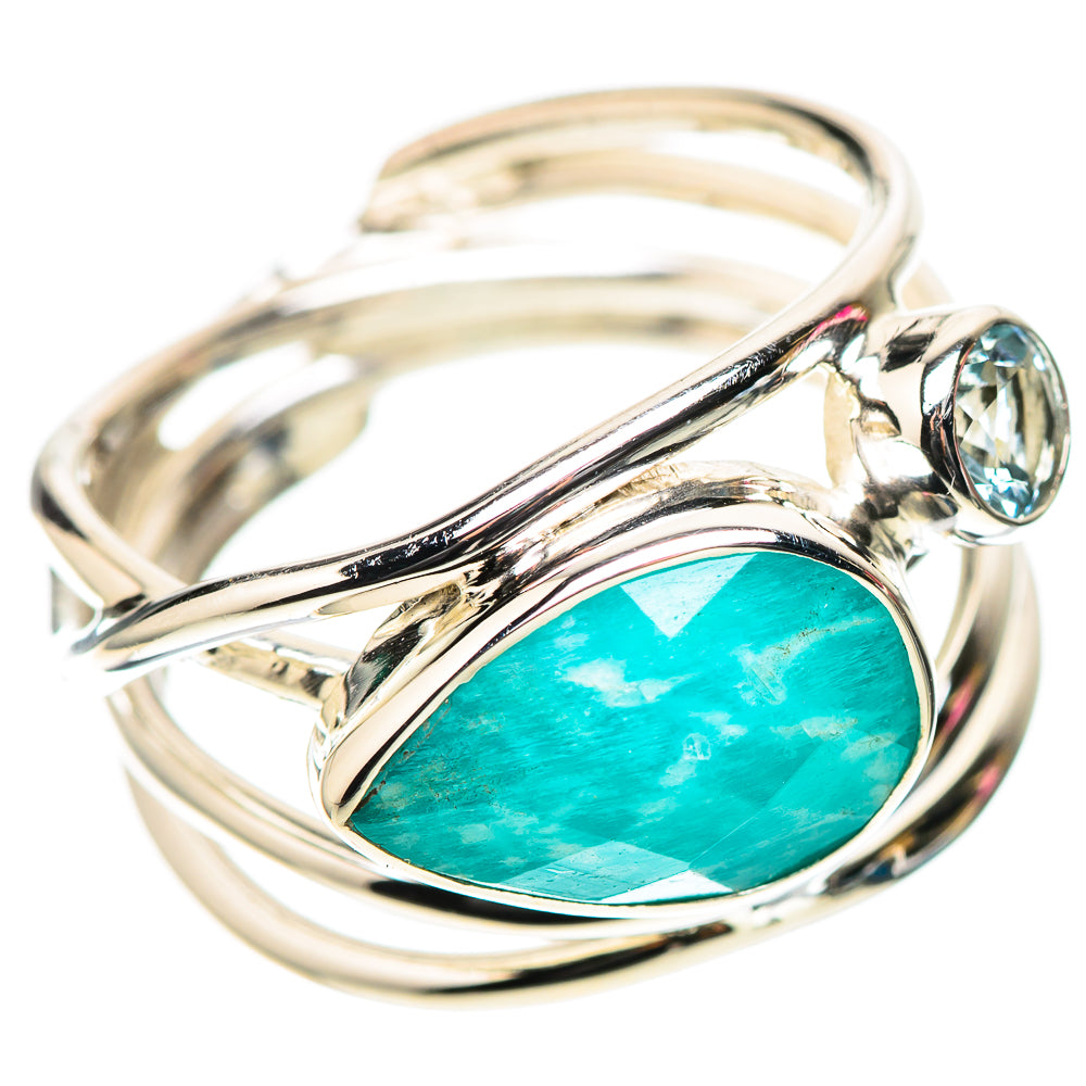 Premium Amazonite Ring Size 6 (925 Sterling Silver) RING138209