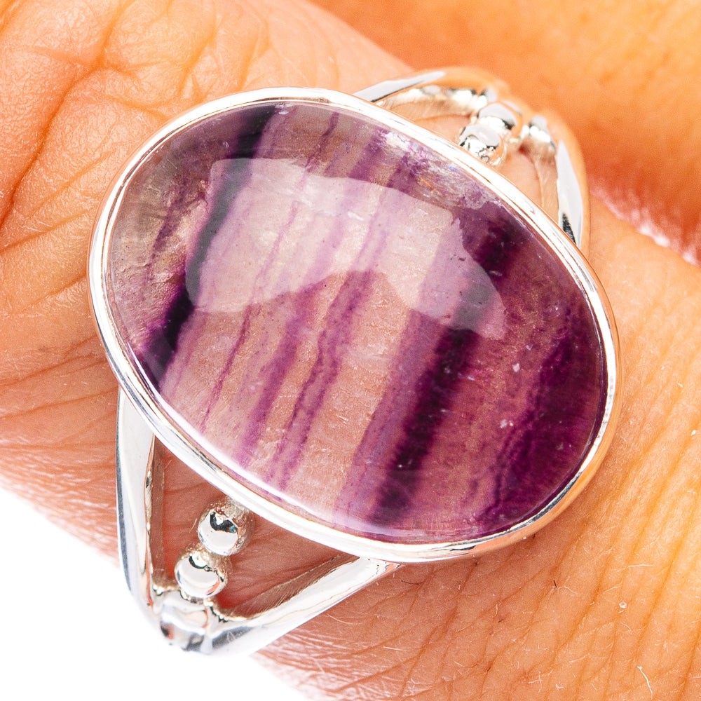 Premium Fluorite Ring Size 8.75 (925 Sterling Silver) RING7734