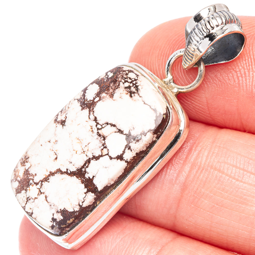 Wild Horse Jasper Pendant 1 1/2" (925 Sterling Silver) P44555