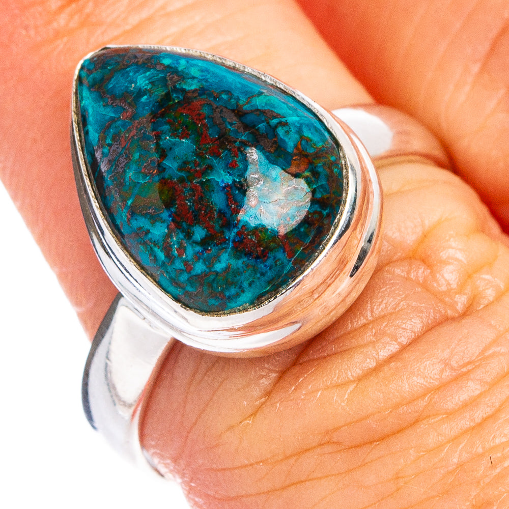 Shattuckite Ring Size 7 (.925 Sterling Silver)