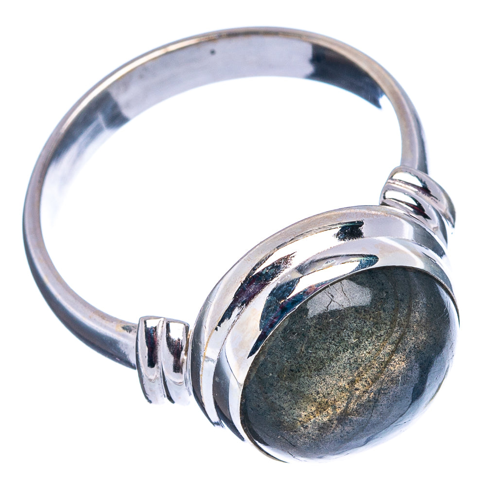 Labradorite Ring Size 7.75 (.925 Sterling Silver)