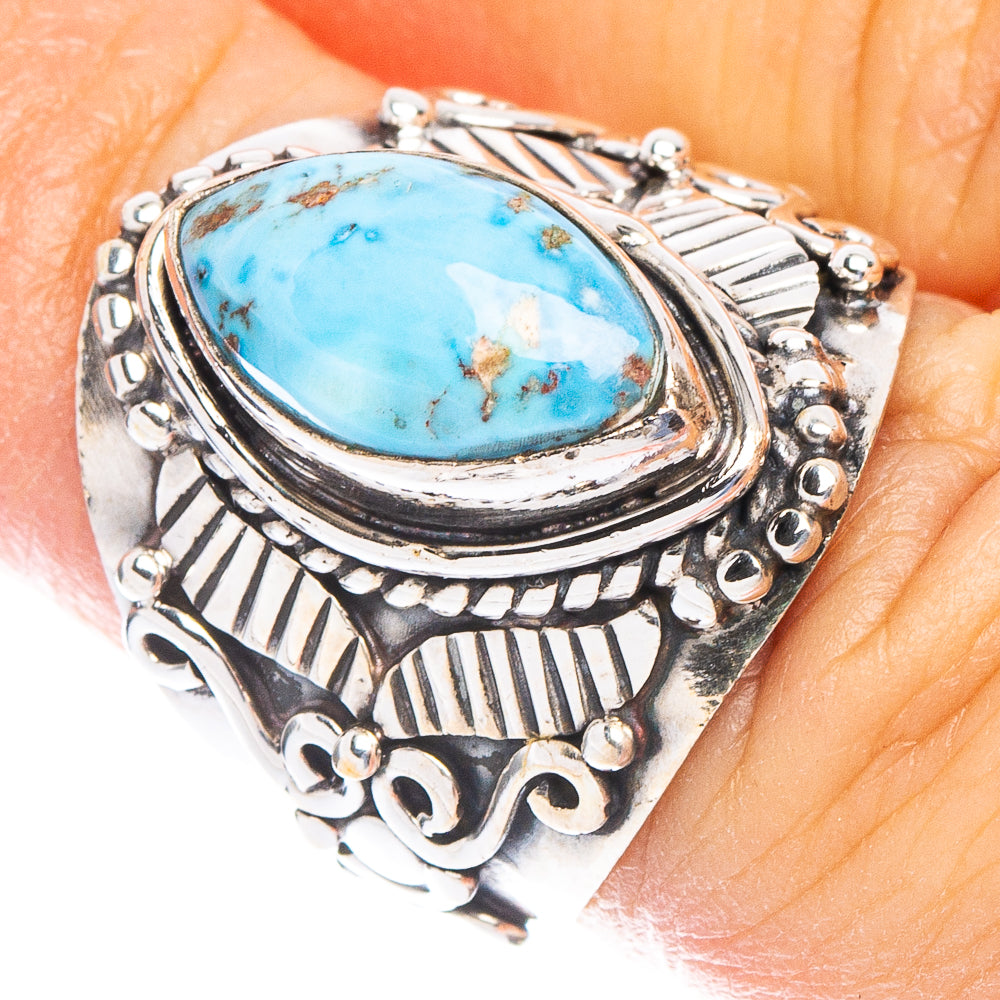 Rare Golden Hills Turquoise Ring Size 5.75 (925 Sterling Silver) R6672