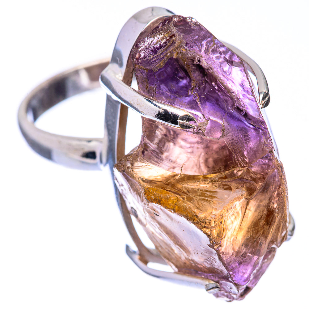 Large Raw Ametrine Ring Size 10.75 (925 Sterling Silver) R141180