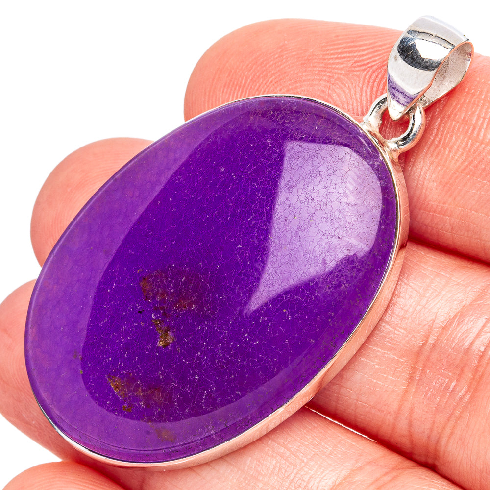 Purple Aventurine Pendants 1 3/4" (925 Sterling Silver) P43222