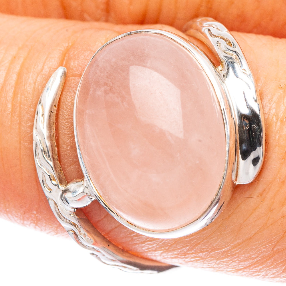 Morganite 925 Sterling Silver Ring Size 8 Ana Co R2482