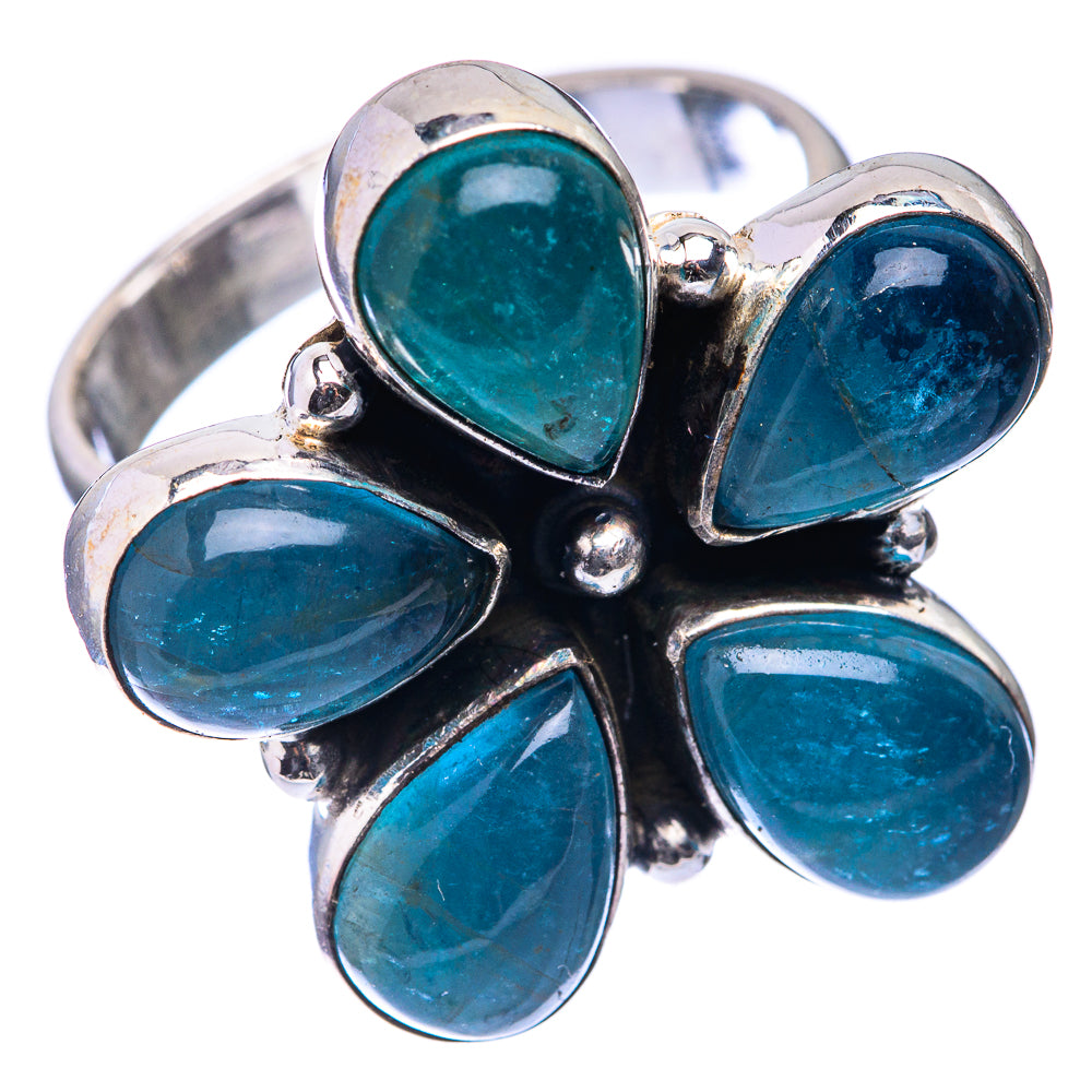 Large Blue Fluorite Ring Size 8.5 (925 Sterling Silver) R141250