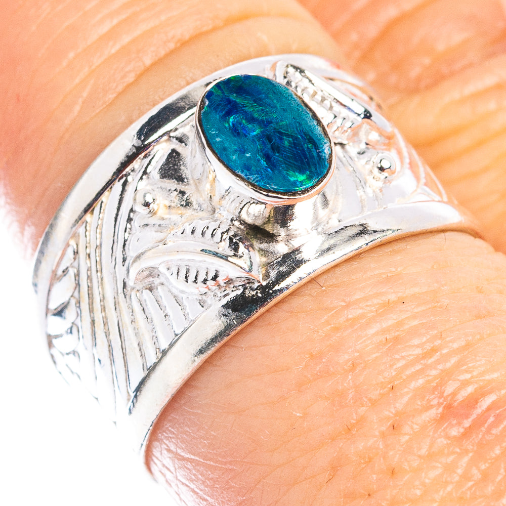 Rare Doublet Opal Ring Size 7.75 (.925 Sterling Silver)