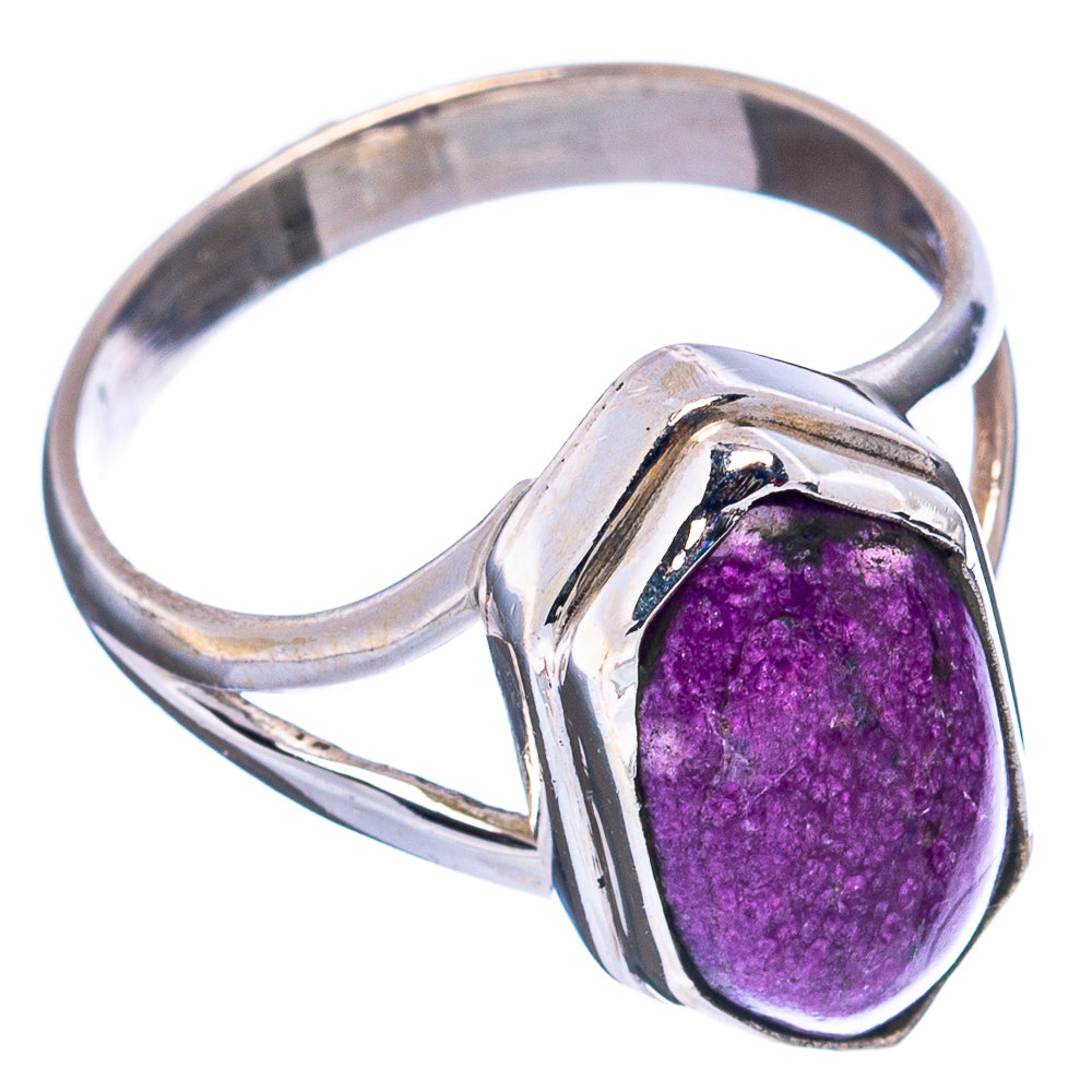 Purpurite Ring Size 8 (.925 Sterling Silver)