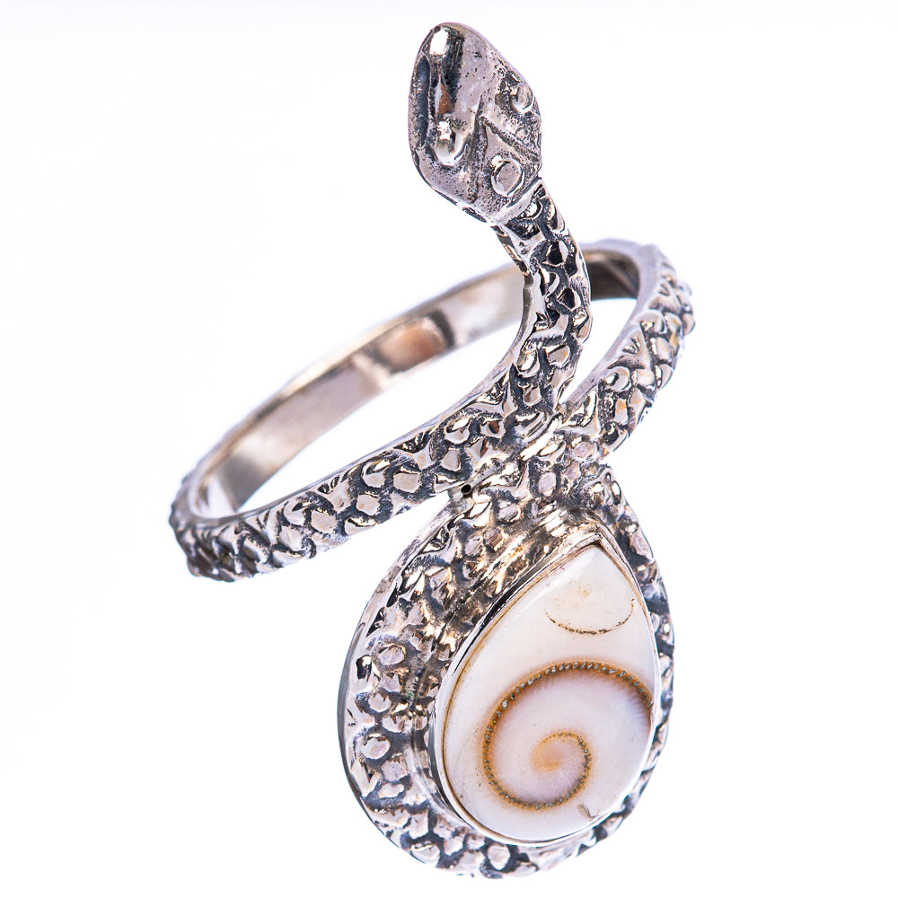 Value Shiva Eye Snake Ring Size 6 (925 Sterling Silver) R3185
