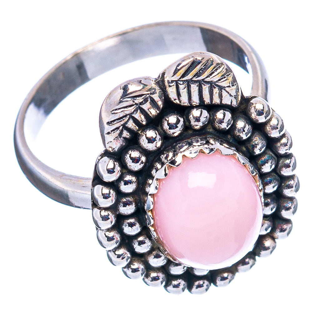 Pink Opal Ring Size 6.75 (.925 Sterling Silver)