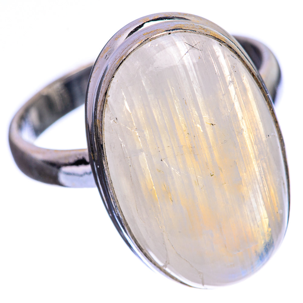 Rainbow Moonstone Ring Size 10 (925 Sterling Silver) R142972
