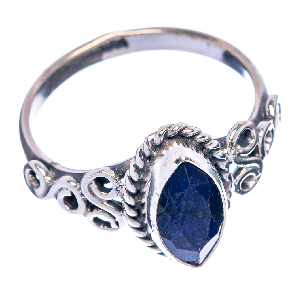 Sapphire Dainty Ring Size 5.75 (925 Sterling Silver) R145521