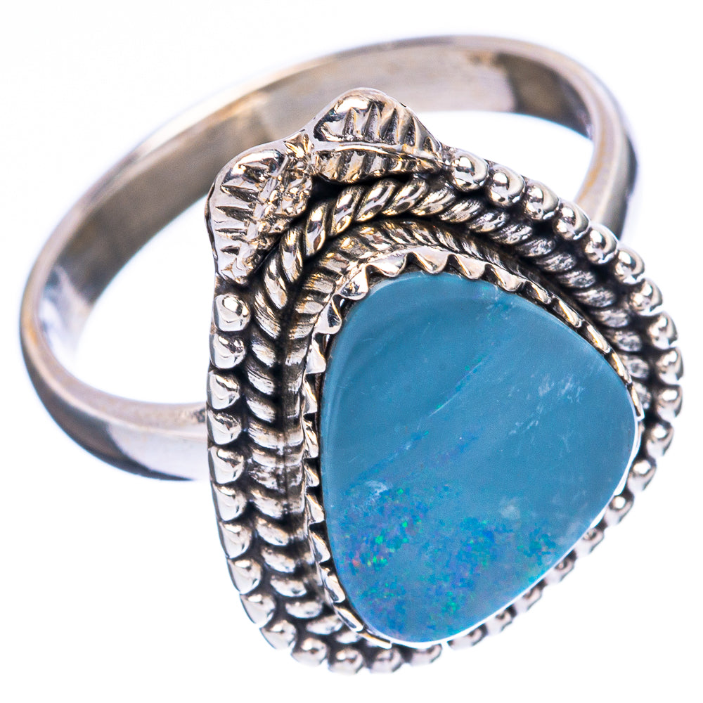 Rare Doublet Opal Ring Size 8.25 (925 Sterling Silver) R4105