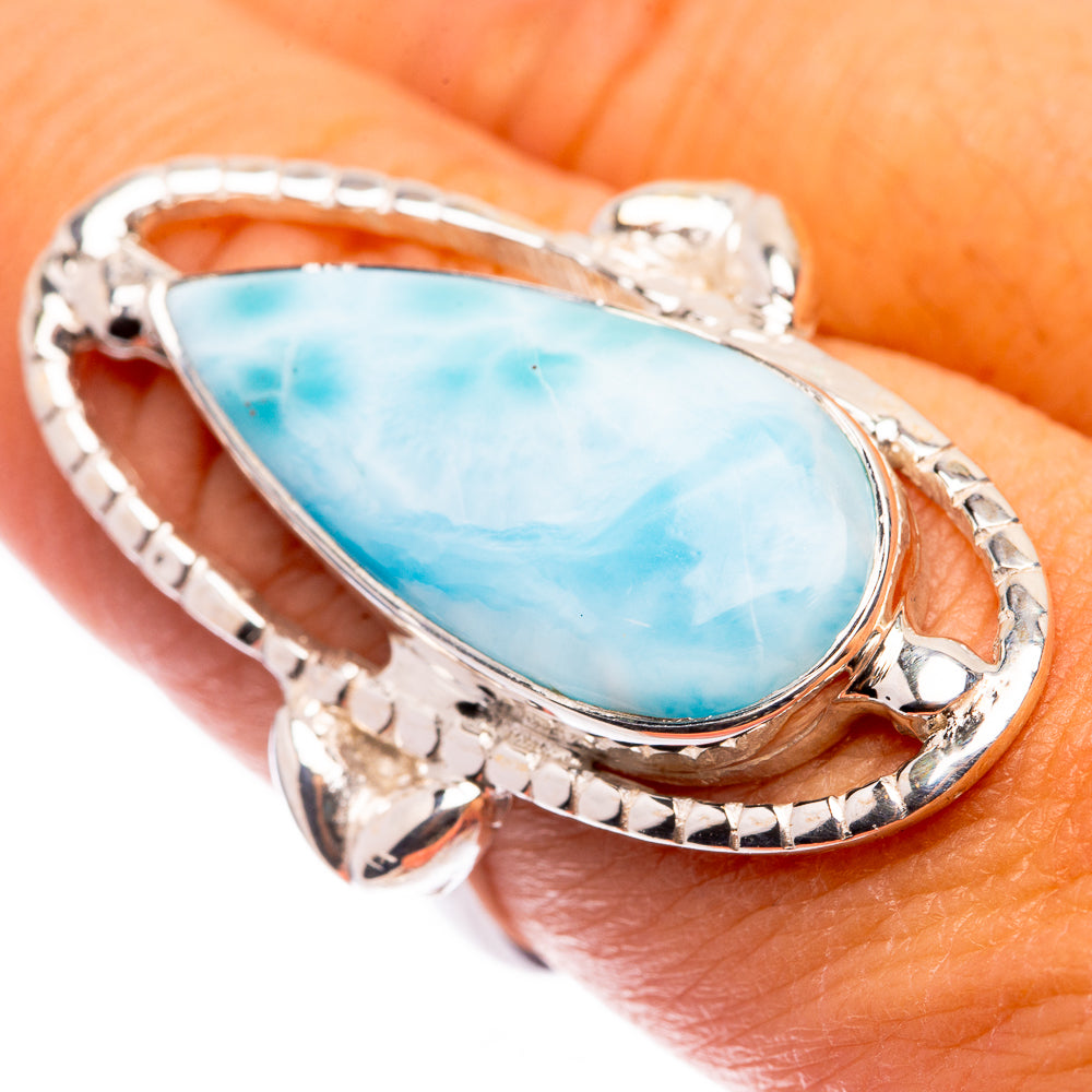 Signature Larimar Ring Size 8 (925 Sterling Silver) R141703