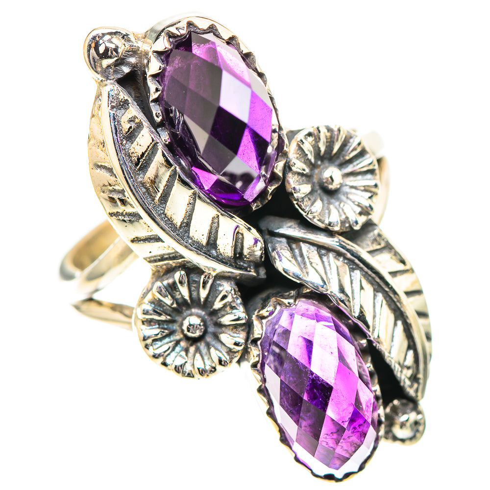 Amethyst 925 Sterling Silver Ring Size 6.75 (925 Sterling Silver) RING139375