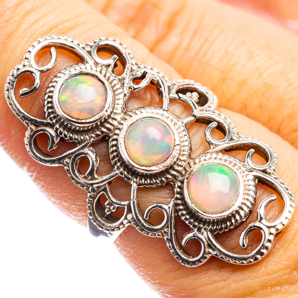 Natural Ethiopian Opal Ring Size 7 (925 Sterling Silver) R143113
