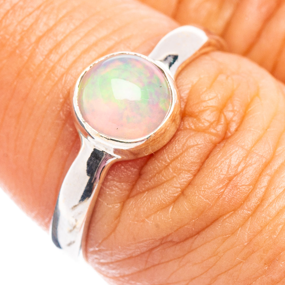 Ethiopian Opal Ring Size 7 (.925 Sterling Silver)