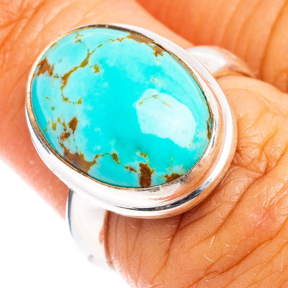 Rare Kingman Turquoise Ring Size 6 (.925 Sterling Silver)