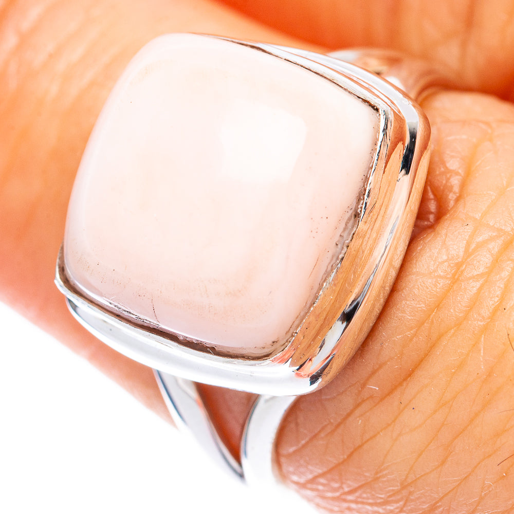 Pink Opal Ring Size 7 (925 Sterling Silver) R2116
