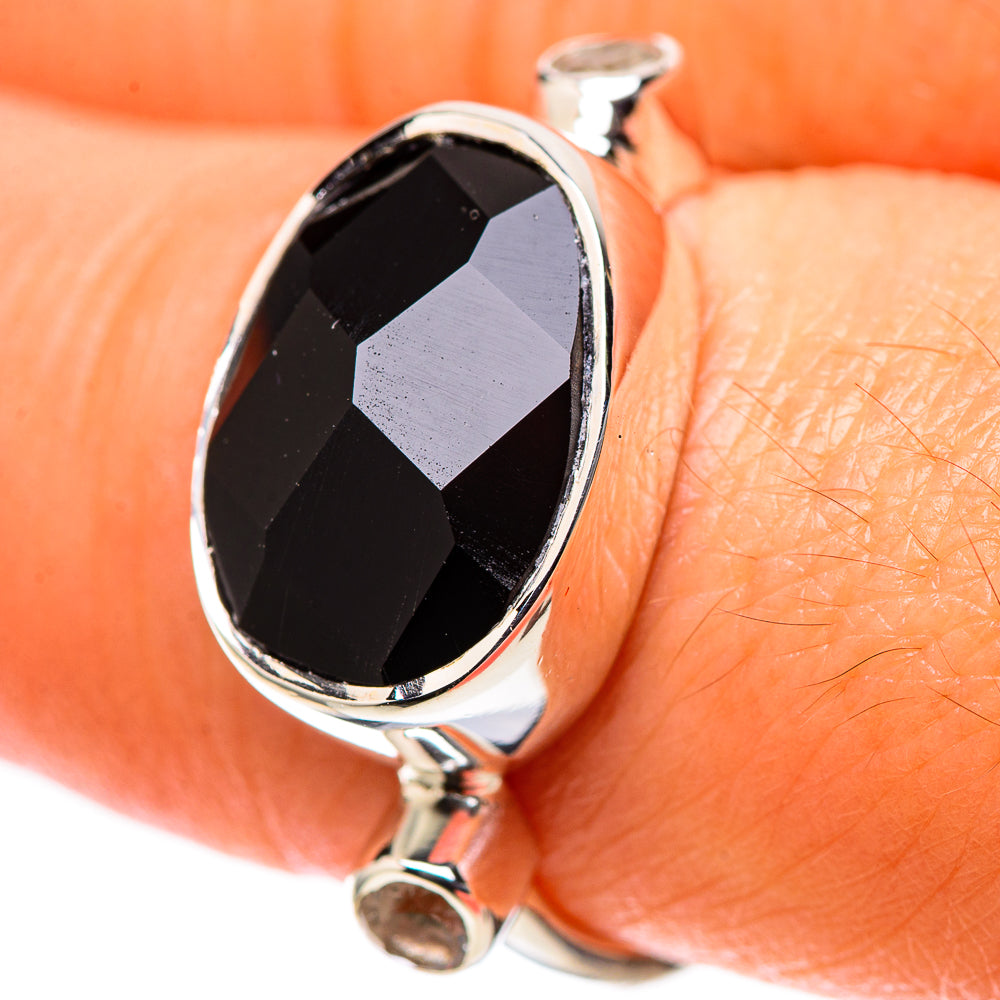 Premium Black Onyx Ring Size 8.25 (925 Sterling Silver) RING138219