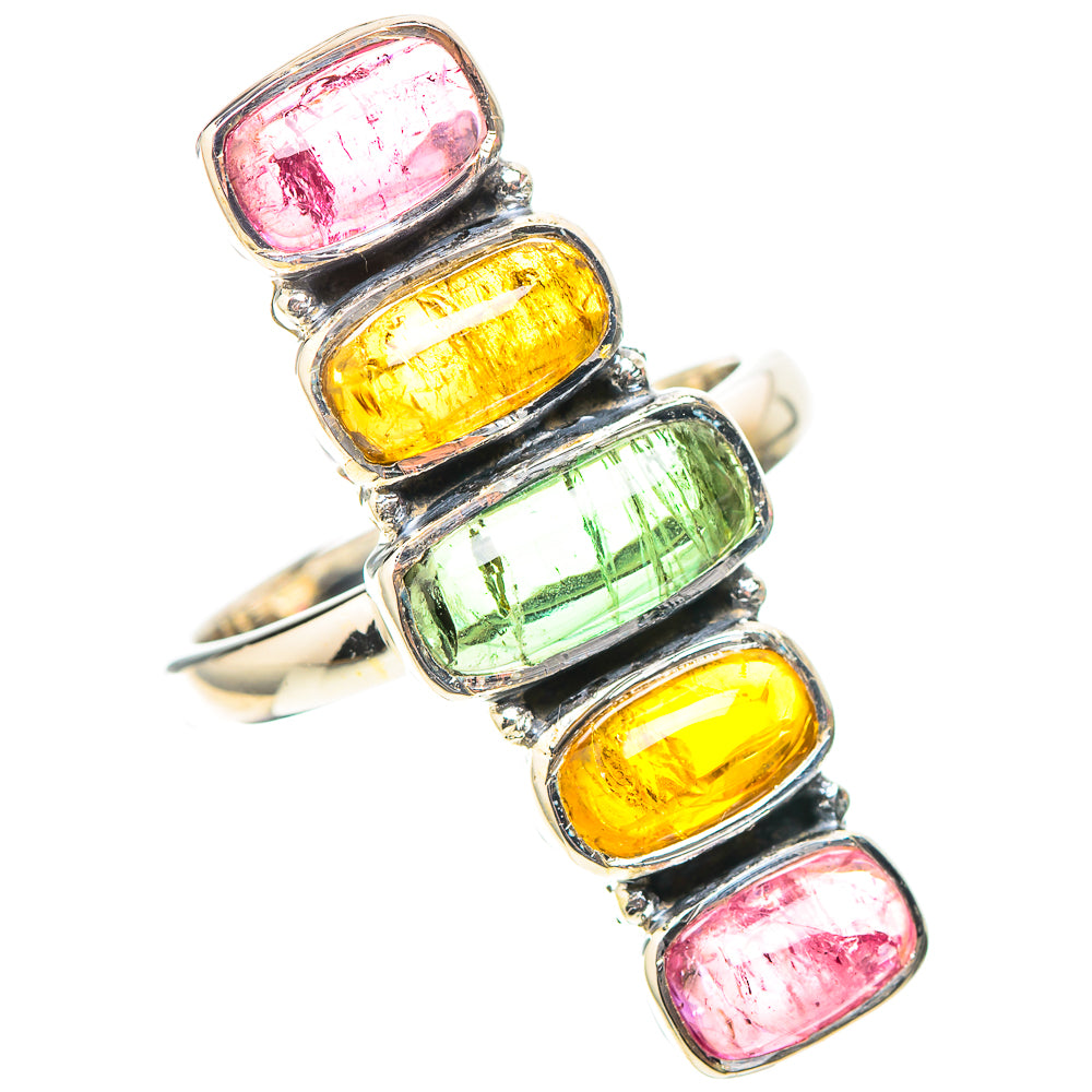 Signature Natural Tourmaline Ring Size 8 (925 Sterling Silver) RING138273