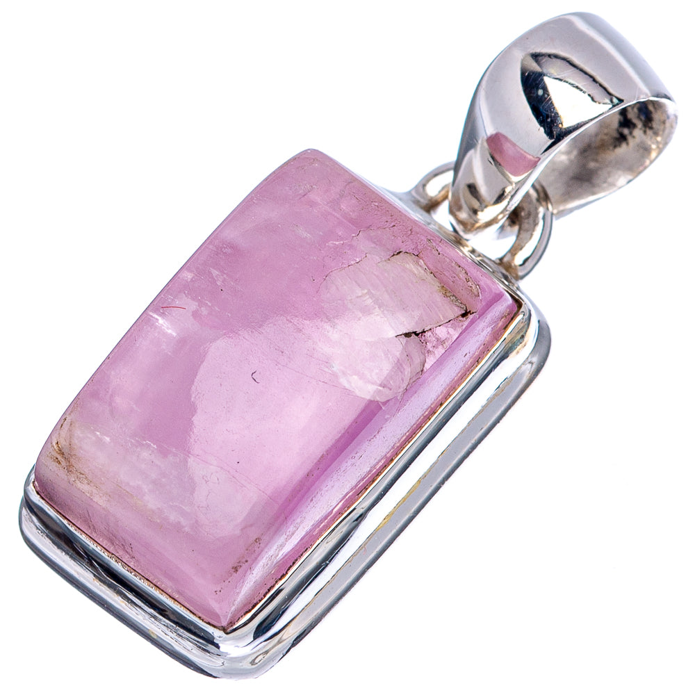 Kunzite Pendant 1 1/8" (.925 Sterling Silver)
