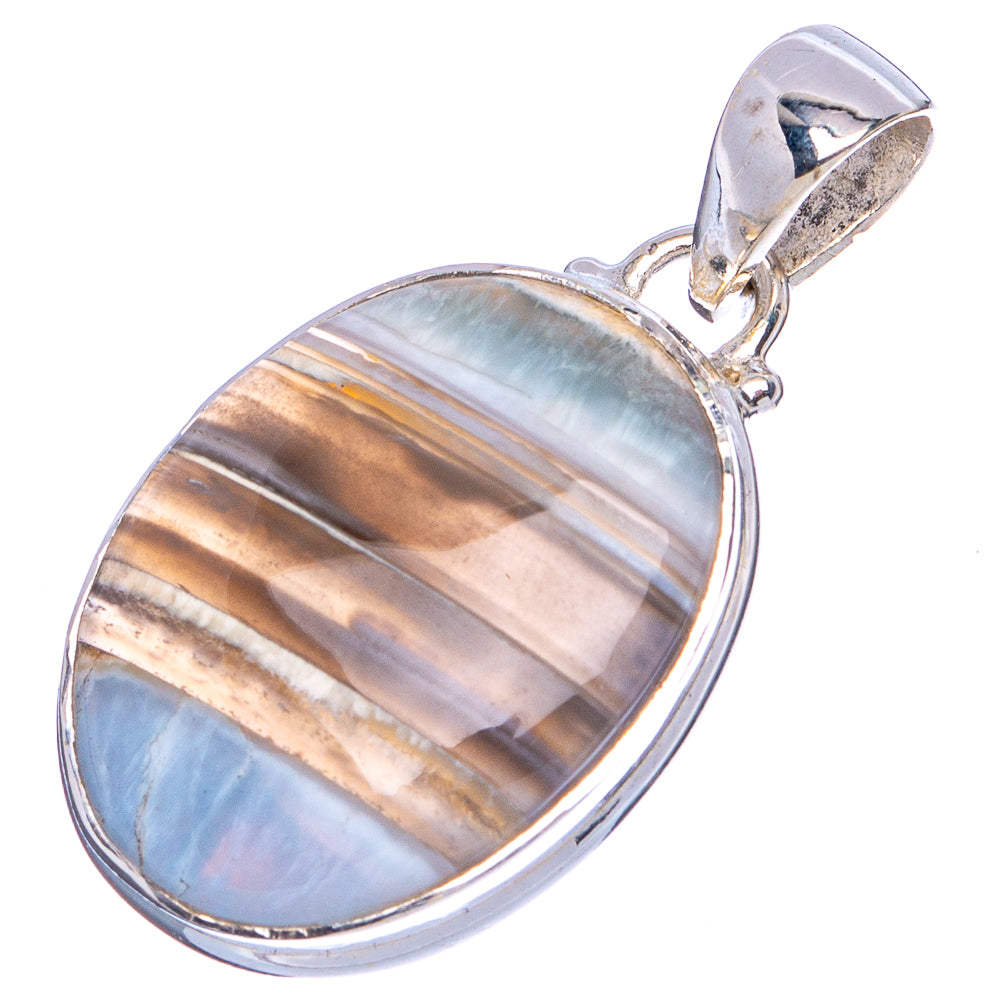 Owyhee Opal Pendant 1 1/4" (.925 Sterling Silver)