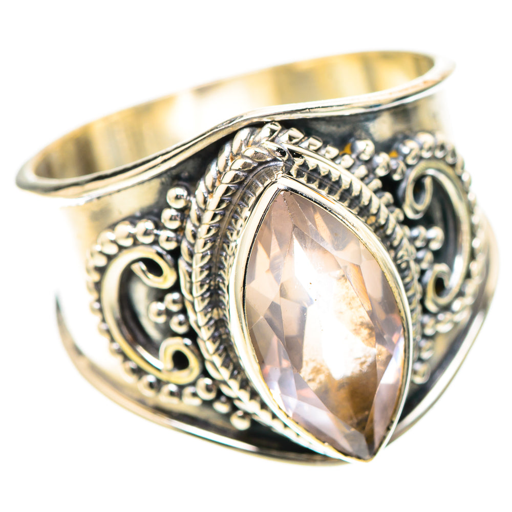 Rose Quartz 925 Sterling Silver Ring Size 9 (925 Sterling Silver) RING139564
